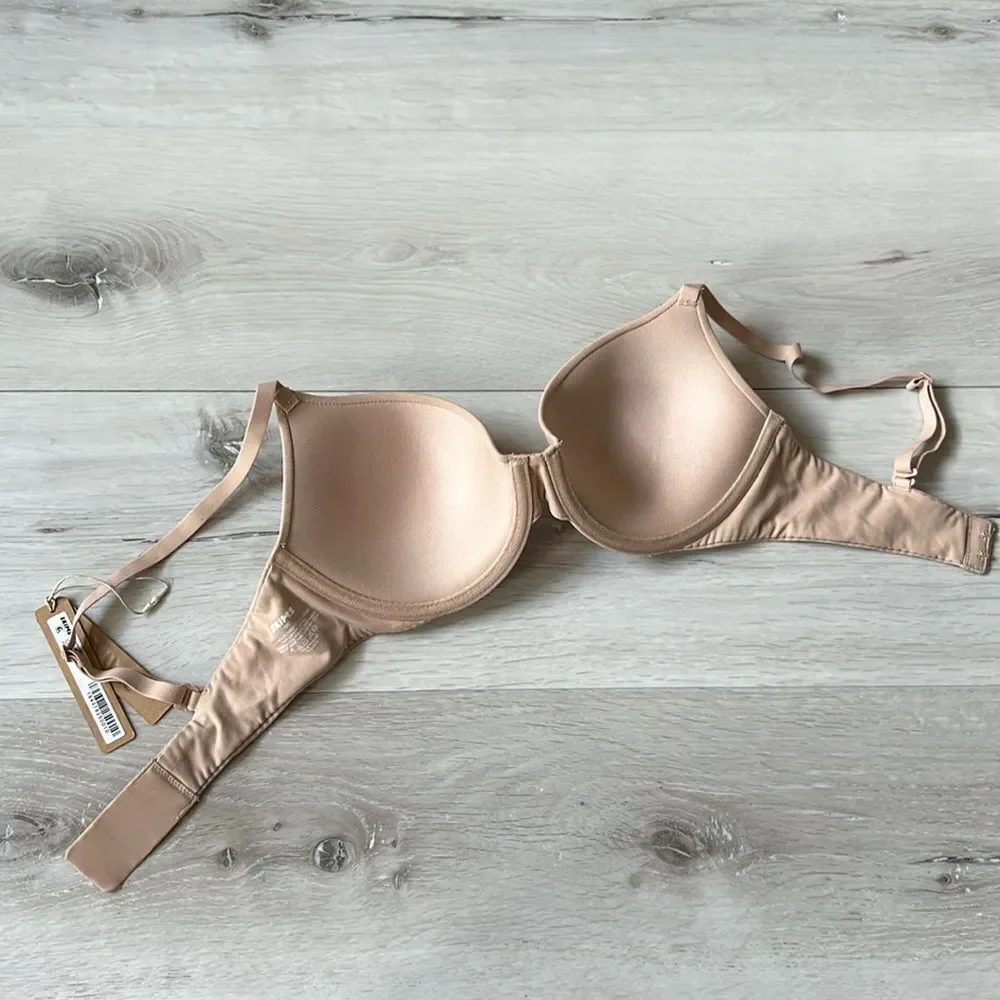 SKIMS FITS EVERYBODY T-SHIRT‎ BRA MICA 32C NWT